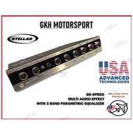 STELLAR MULTI AUDIO EFFECT WITH 3 BAND PARAMETRIC EQUALIZER PREAMP PRE AMPLIFIER (SD-4PREO)