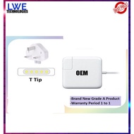60W  OEM ADAPTER 16.5V 3.65A T-TIP Laptop Charger Notebook Pro/Air