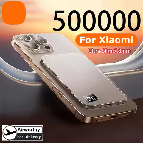 50000mAh Magnetic Wireless Power Bank PD 25W Fast Charging Portable Ultrathin External Battery For M