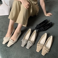 Fashion Popular Ribbon Square Toe Mules (Size 35-39)