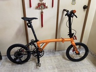 JAVA Neo full carbon 16吋 全炭纖維摺車+電子轉波 油剎版