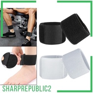 [Sharprepublic2] 2x Soccer Shin Guards Straps Ankle Protection Running Soccer Ankle Straps