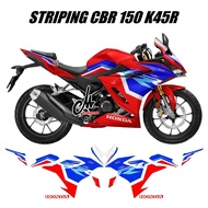 Honda CBR 150R 2021-2025 Hrc Striping Sticker Cbr150r New K45r Decal Sticker / Stock Decals