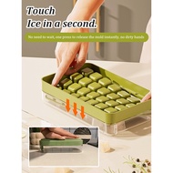 Home Ice Compartment Press Ice Cube Moulds【HOOYAYA.sg】