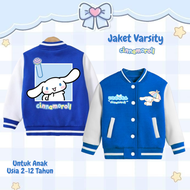 Jaket Anak Cinnamoroll Perempuan Laki Laki Usia 1 - 13 Tahun Jacket Baseball & Jaket Zipper Anak