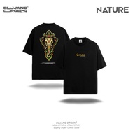BUJANG ORGEN T-Shirt - " NATURE " - Regular Fit Black Series T-Shirt