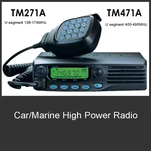 Marine High Frequency TM271A/TM471A Car Radio High Power Car Radio 65W Power Supply 13.8VDC ± 15% Wi