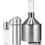 Silver Spice Grinder - Manual Spice Grinder for Home Kitchen Use