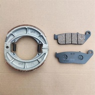 Original Motorcycle Front Brake Disks Pads Rear Brake Drum Shoes For Suzuki GZ150-A GZ150-E GZ150 GZ