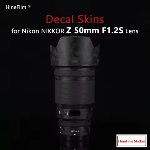 Hinefilm for NiKKOR Z50 1.2S Lens Sticker Z 50 F1.2 Lens Protective Cover for NIKON Z 50mm f/1.2 S L