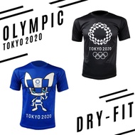 Tokyo 2020 Summer Olympic Mascot Miraitowa Theme T-Shirt Dri-Fit Olimpik Jersey Sports Games Shirts