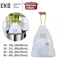 EKO Drawstring Bin Liners (4 Sizes) / Drawstring Handle Garbage Trash Bag