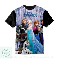 Frozen Girls' Clothes Frozen Girls' T-Shirts 3D Printing - Phototapete Frozen Tapete