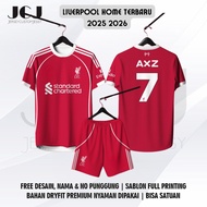 Custom Football Jersey Liv-er P00L Home 2025 2026 Latest Custom Name Number L:ogo Full Printing