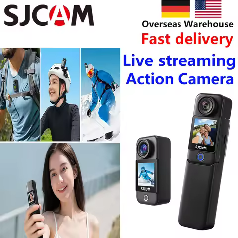 SJCAM C300 4K Live Stream Action Cameras 5G Wifi Multiple Perspectives With Screen Visual Shooting S
