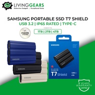 Samsung T7 Shield Type-C External SSD Portable SSD (1TB/2TB/4TB) Windows / macOS / Android / Smartph