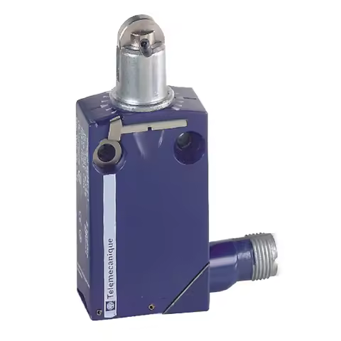 XCMD2102C12 = ZCMD21C12 + ZCE02 Limit switch XCMD - steel roller plunger - 1NC+1NO - snap - M12
