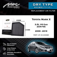 Toyota Mark X 3.5L V6 Gas 2GR-FSE 2009-2019 33-2452MX Max Racing Exhaust Performance Drop-in Dry Typ