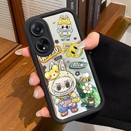 HP OPPO A98 5G OPPO F23 5G OPPO A1 5G Phone Case Phone Case Silicone Mirror Phone Case Cute Monster 