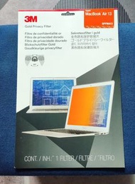 [最後清倉] 3M Apple Macbook Air 13" 電腦專用螢幕保護 金色防窺膜 【全新】