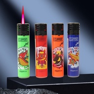 ★Clipper Lighter Nylon Explosion-Proof Lighter Windproof Pink Flame Butane Torch Inflatable LigGkQ9