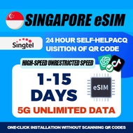 【AE】Singapore eSIM | 1-15 Days | Daily 500MB-10GB | High-Speed Data | Singapore sim Card esim Singap