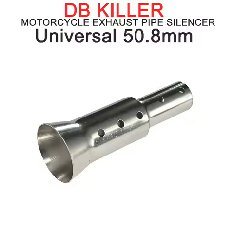 Universal 51mm Motorcycle Exhaust Escape Removable DB Killer Muffler Silencer Sound Reducer For Yama