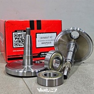 HISPEED CRANKSHAFT FACE ONLY W/ SIDE BEARINGS WAVE125 +9 (+18MM TOTAL)