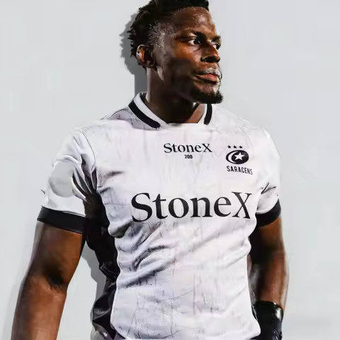 2026 New Arrivals England Saracens Rugby Sports Jersey Men's UK Rugby Home Quick Drying Fans T-shirt