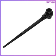 Scaffold Ratchet Spanner 19-21mm Ratcheting Line Wrench Rachet Spanners 31.50X5.00X4.00CM Black  kev