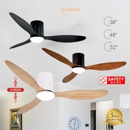Ceiling Fan With Led Light DC Motor Ceiling Fan 36“/46"/52" Tri-Color Light Ceiling Fan Light 5-YEAR-WARRANTY
