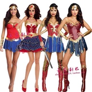 Halloween cos costume Adult Wonder Woman Costume Wonder Woman Costume Justice League Superman Costum