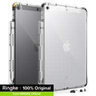 Ringke [Fusion Plus] สำหรับ iPad 9th / 8th / 7th เคสฝาหลังใสพร้อมที่ใส่ดินสอแบบแนบมา [ป้องกันการชาร์
