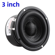 1PC 3 Inch 25W 4Ohm 8Ohm Car Treble Subwoofer For Speaker Fiberglass Fabric Bass Speaker Long-Stroke Speaker DIY