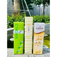 Green choya box, yellow flake choya, singer years (1 box)