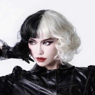 Role Modeling Wig Film Cruella De Vil Protagonist Headgear Music Festival Woman Headwear Two Color S