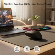 G304 Wireless Gaming Mouse | 2.4G Connection | 4000DPI Adjustable | 6 Buttons | For Laptop & Desktop