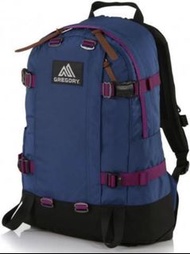 Gregory 藍色拼紫色 經典 Day & Half Pack 之小型版。
