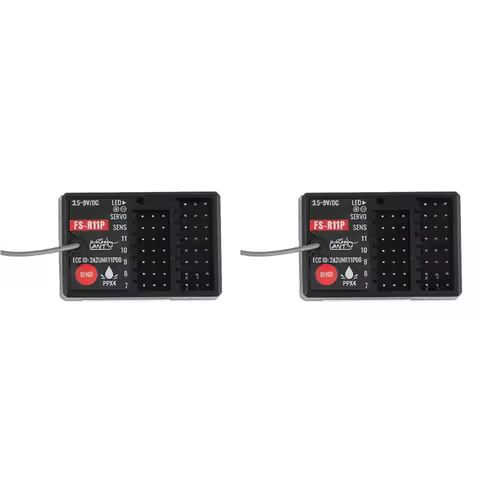 2X FS-R11P Receiver For FLYSKY G11P Remote Controller