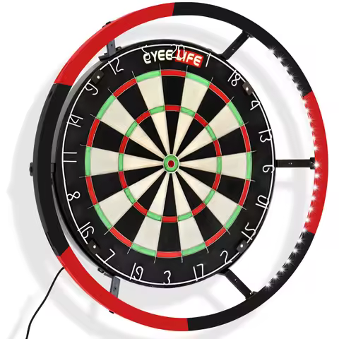 CyeeLife Black+Red LED Dart board lighting dart board lighting system Dart board light Darts lamp