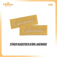 Lakewood Guitar Headstock Sticker