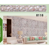 8118 pvcWallpaper waterproof DIY Self Adhersive
