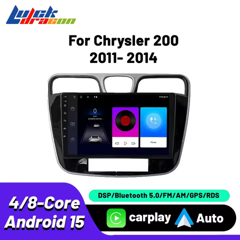 Android 15 Car Intelligent Systems For Chrysler 200 2011-2014 Multimedia Stereo Player Carplay Andro