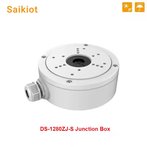 Saikiot DS-1280ZJ-S Aluminium Junction Box IP67 Waterproof Camera Cable Management Metal Junction Bo