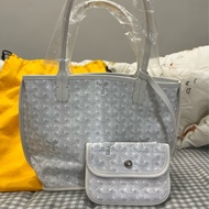 GOYARD mini tote 全新 白色