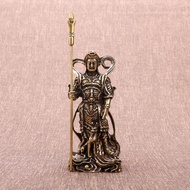 Bronze Buddha Statue Erlang God Yang Yang Yang Lang God Ornaments Three-pointed Two-edged Knife Bron