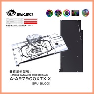 Bykski GPU Water Block Use for ASRock AMD Radeon RX 7900 XTX Taichi / Phantom Gaming OC GPU Card / C