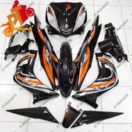 LC 135 V1 Cover Set Bodyset Black Sticker Jupiter MX Exciter Vietnam Oren 20