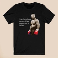 Short Sleeve Casual Cotton O-Neck T Shirt Iron Mike Tyson Quotes Mens T-Shirt Informal Hot Sale Rou