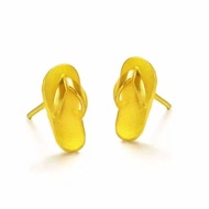 Slippers Small Earrings Unique Simple Female Mini Gold Color Earrings Sand Gold Earrings Earrings Fa